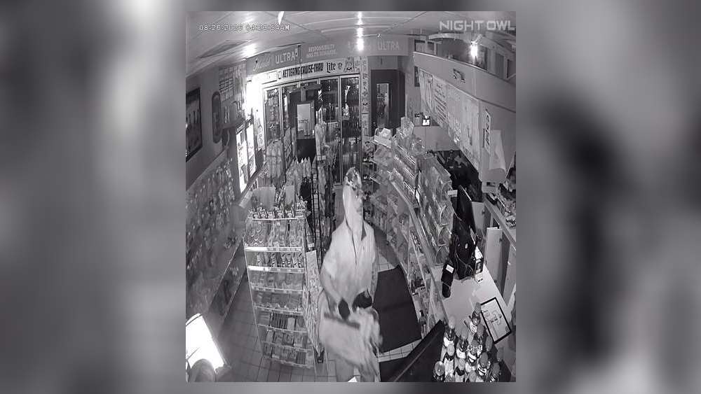 Kettering police seek suspect in gas station break - in