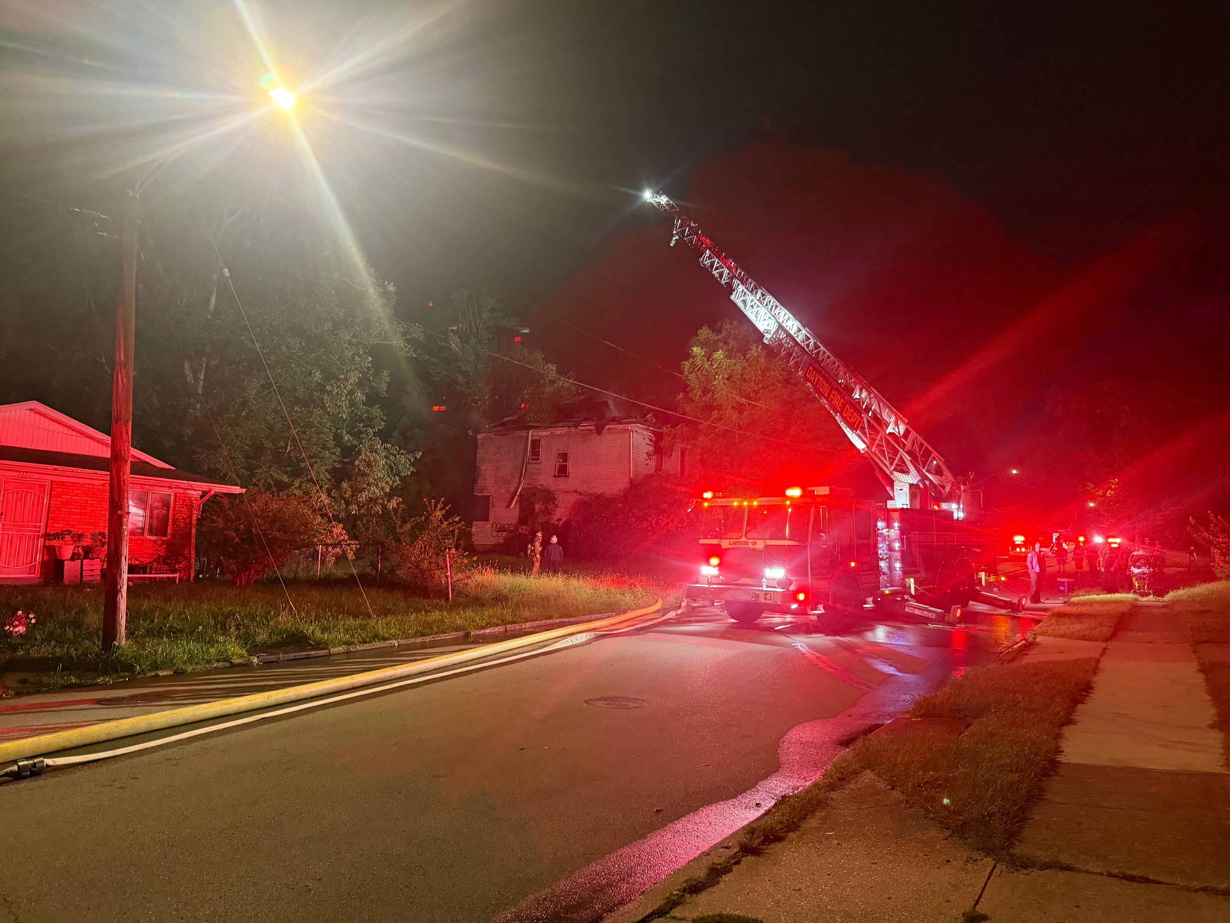 House fire reported in Dayton early Monday morning - WHIO TV 7 and WHIO Radio