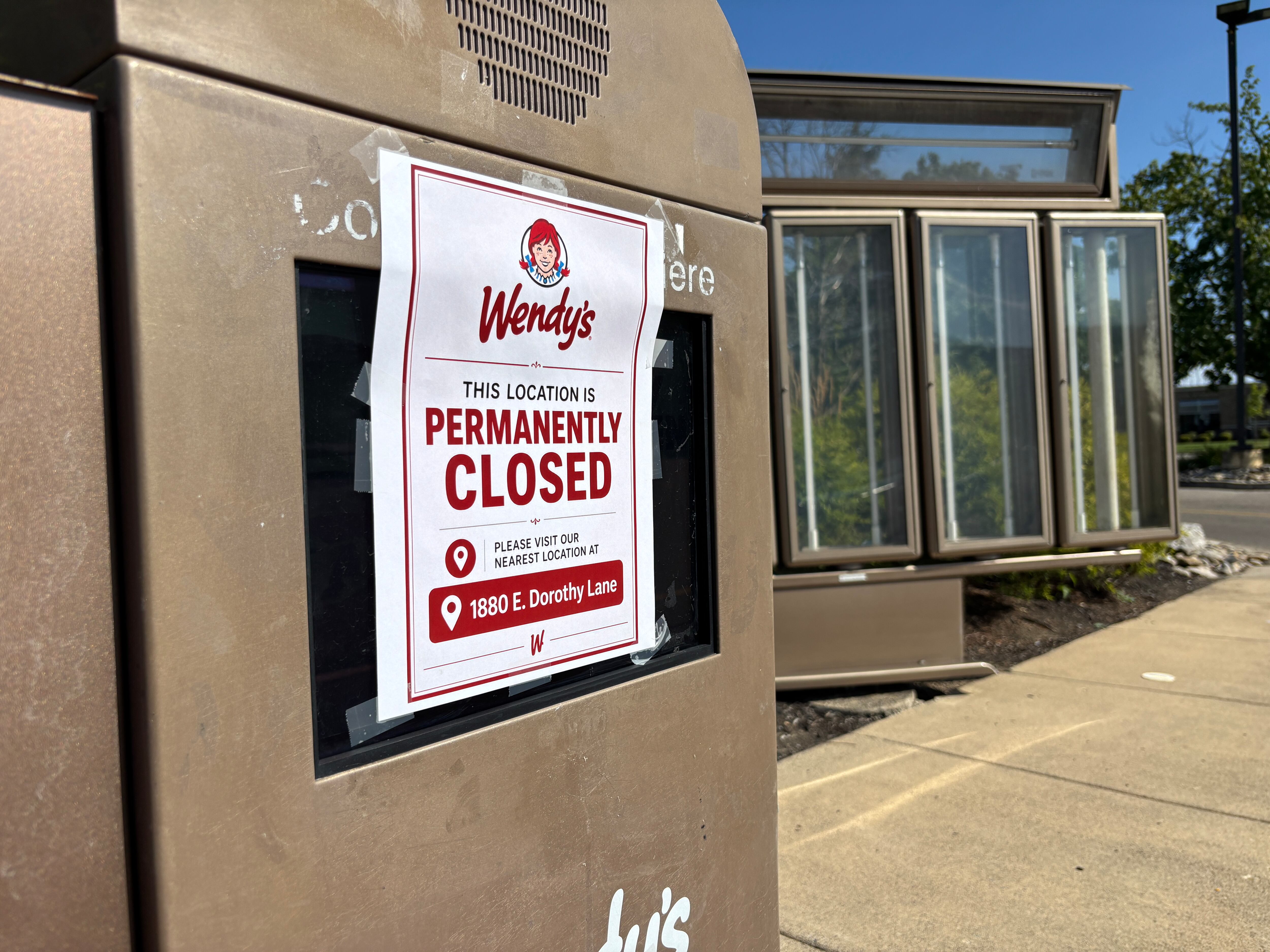 Local Wendy closes permanently following a week notice to staff