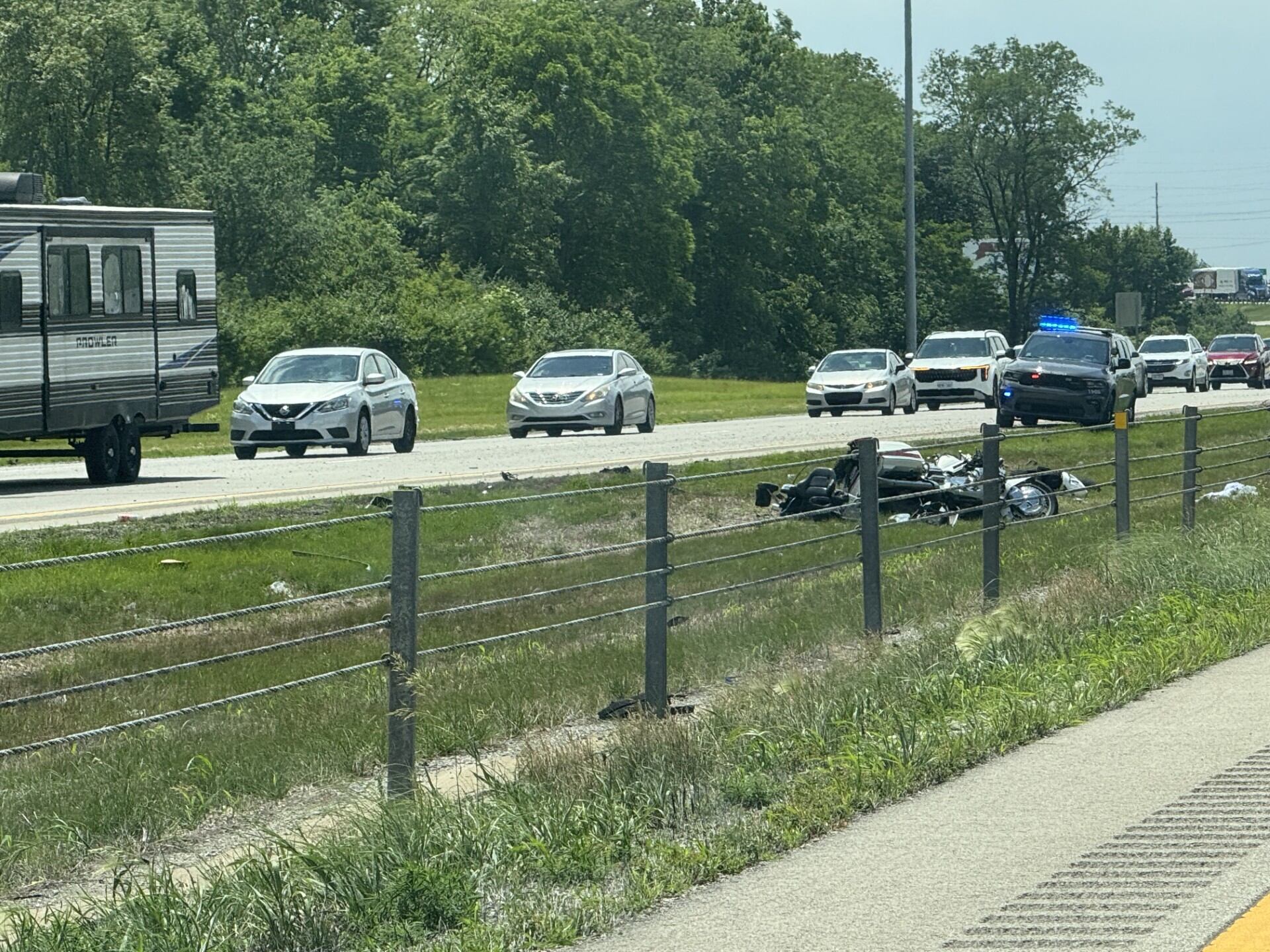50 - year - old man seriously injured after motorcycle crash in Miami County