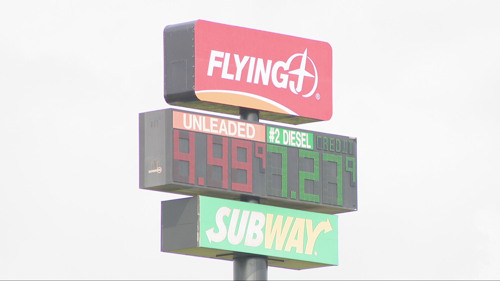 Average diesel price in Ohio is over $6 . 70 per gallon , AAA says