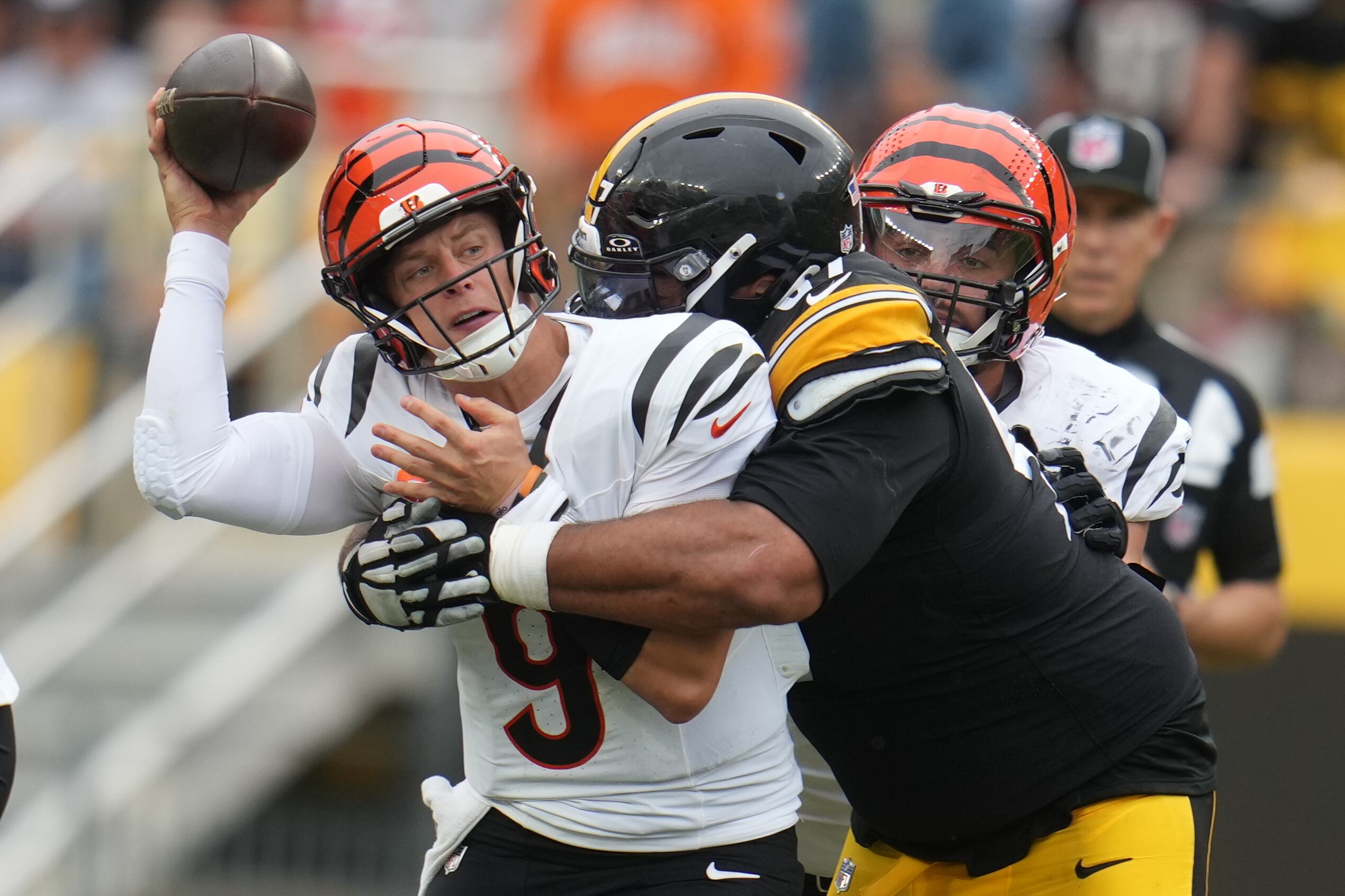 Steelers sacked Joe Burrow , recovered fumble to beat Bengals - WHIO TV 7 and WHIO Radio