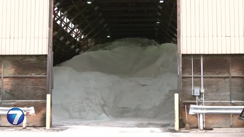 Road crews prepping for chance of accumulating snow, cold blast