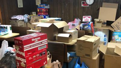 Photos: Bill’s Donut Shop gets ready to ship out donations for Kentucky flooding