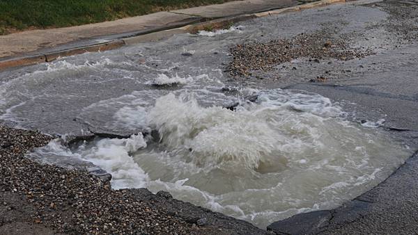 UPDATE: Road reopens after water main break in West Carrollton