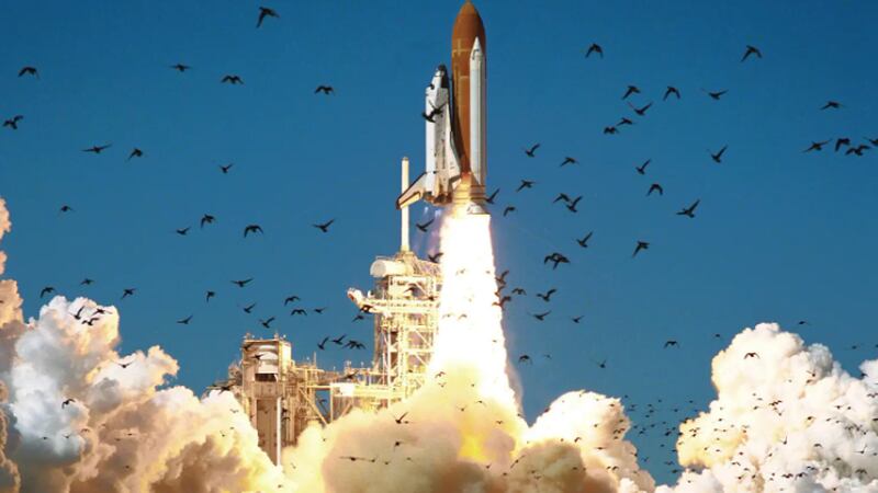 The STS-51L mission clears the tower at Launch Complex 39B at Kennedy Space Center in Florida on NASA’s Jan. 28, 1986.