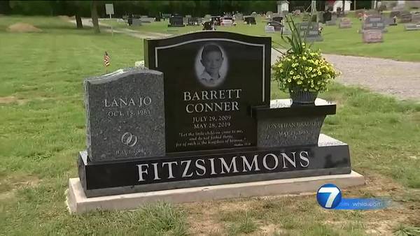 Headstone installed for Clark County boy who died from cancer after legal battle with cemetery