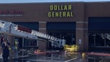 Multiple fire departments battling fire at Dollar General in Riverside