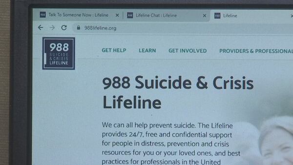 UPDATE: 988 mental health hotline back online after widespread outage 