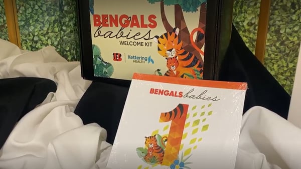 ‘It’s pretty cool;’ Local maternity center offers Bengals-themed welcome kits to families