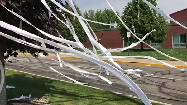 Newton HS seniors return to school after toilet papering campus