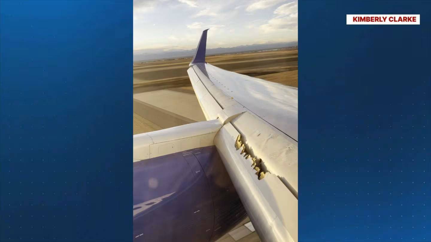 ‘Wing coming apart’: Passengers land safely after plane damaged midflight