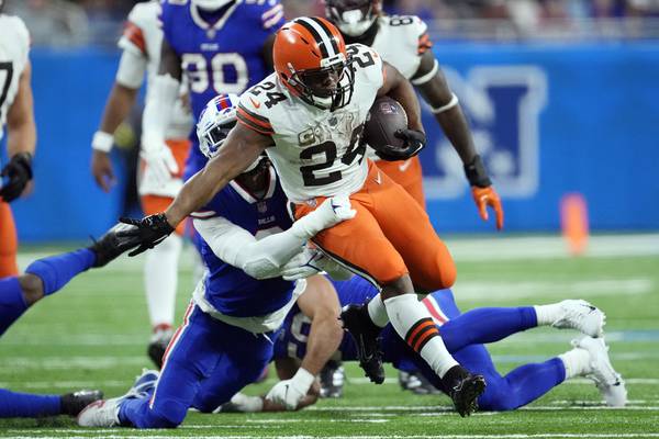 Browns RB Nick Chubb nominated for sportsmanship award for 4th straight year